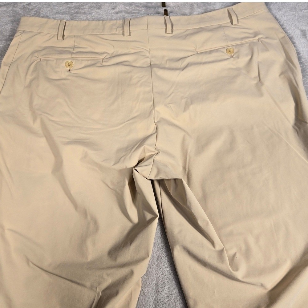 Hart Schaffner Marx Mens 42R Tan Beige Stretch Dress Pants Made in Canada 42x31